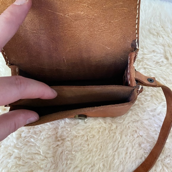 Vintage Celestial Leather Crossbody Purse - Picture 6 of 13